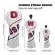 thumbnail image 4 of Fundas para cabezas de palo de golf, estilo vintage, ligeras y ajustables, para viajes, deportes al aire libre. Conjunto DWH, 4 of 9