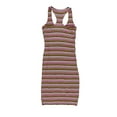 thumbnail image 2 of bar III Vestido asimétrico a rayas para mujer, multicolor, pequeño, 2 of 2