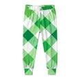 thumbnail image 5 of Virmaxy St Patricks Day Printed Long Sleeve Shirt Pants Set Soft Round Neck Casual Outfit for Holiday Celebration and Home Wear, for 5-16 Years Green, 5 of 9