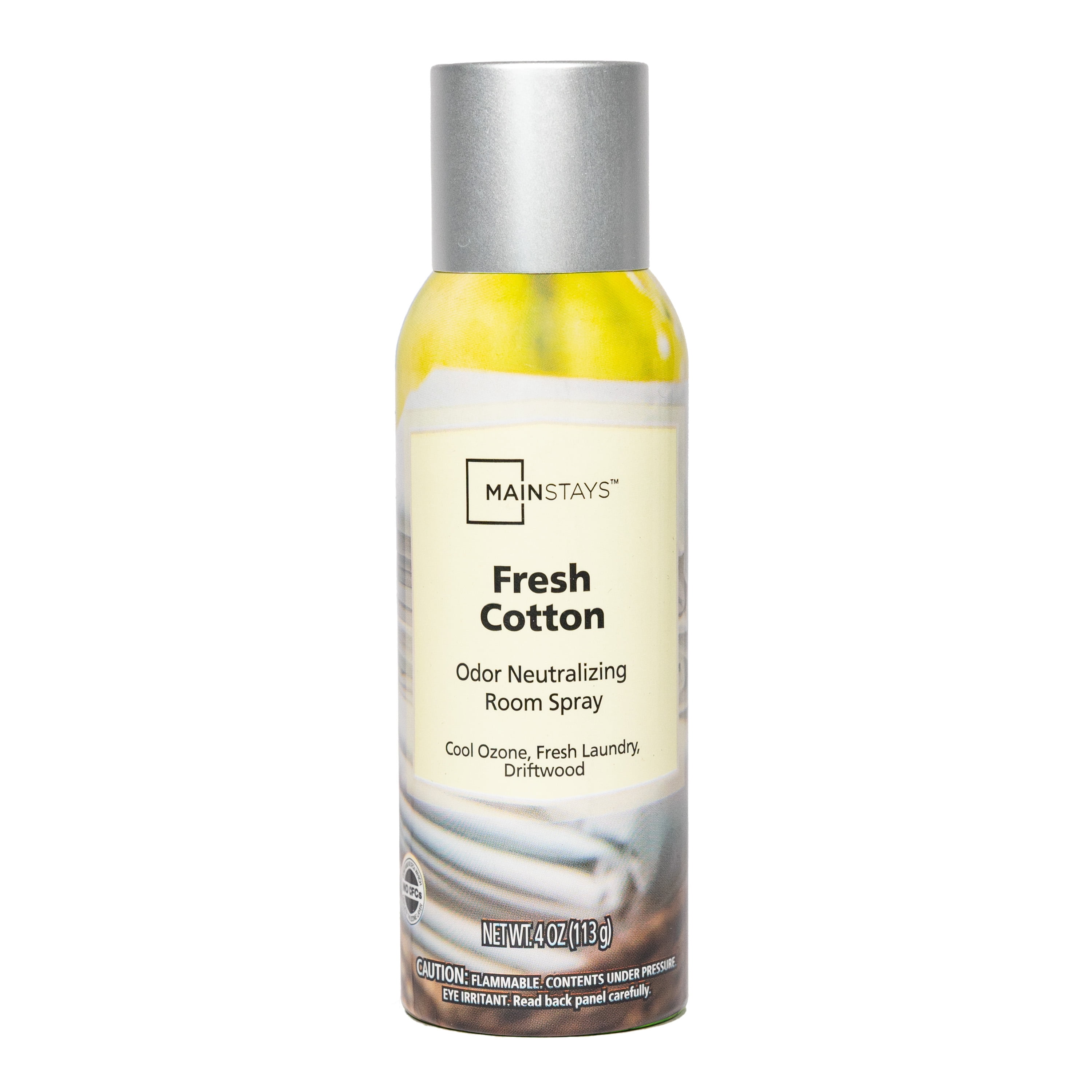 (3 pack) Mainstays Odor Neutralizing Room Spray, Fresh Cotton Air Freshner, 4 oz.