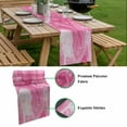 thumbnail image 5 of Pink Marble Table Runner - 90 Inch Long, Kitchen Dining Table Runner Dresser Scarves, Modern Ombre Abstract Fluid Aesthetic Art Farmhouse Decor for Coffee Tables Wedding Party Banquet, 5 of 8