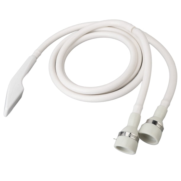 Cabezal De Ducha De Champú, Puerto De Conexión Doble, Rociador De Champú, Manguera De Plástico De Repuesto, Ergonómico, Seguro Para Baño