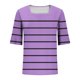 thumbnail image 5 of Blusas de Manga Corta para las Mujeres, Moda Verano Impreso, Blusas de Cuello Redondo, Chaqueta de Manga Corta para las Mujeres, 5 of 8
