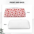thumbnail image 5 of Uemuo Strawberry Printed Leather Pencil Case, Pencil Pouch, Portable Pencil Bag, Pen Case for& Office, 5 of 7