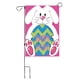 thumbnail image 1 of Bandera Del Jardín de Navidad Decoración de la Atmósfera de Pascua Bandera Del Jardín Bandera de Dibujos Animados Huevo Conejo Decoración Del Patio Bandera de Impresión de Lino Bandera Del Jardín de P, 1 of 6