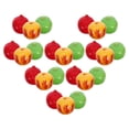 thumbnail image 4 of Miangastore Mini Pommes Peintes Mousse Rouge 90 Pcs 0.8X0.8X0.8In, 4 of 9