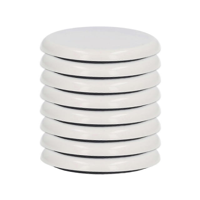 8Pcs Furniture Sliders Reusable for Carpet Effortless Moving Surface Protection Round Pea Green 5in
