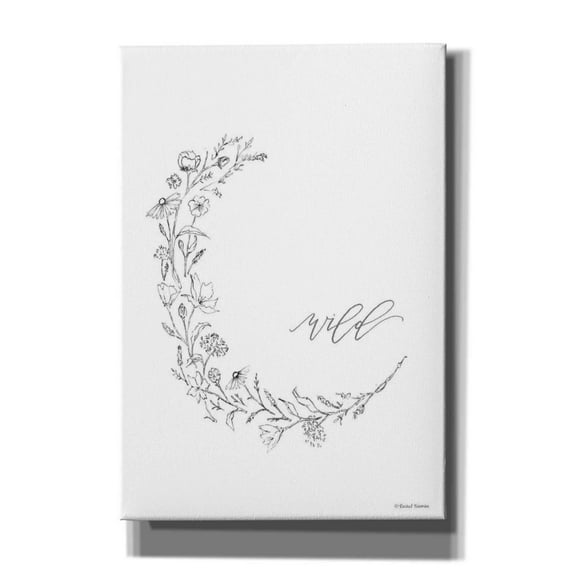 Epic Graffiti 'Wild Flowers' by Rachel Nieman, Canvas Wall Art, 18"x26"