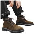 thumbnail image 1 of WEAIXIMIUNG Snow Boots Men 9.5 Versatile Men's Classic Durable Work Motorcycle Footwear Fashionable Round Toe Boots, 1 of 8