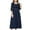 Dark Blue, variant on Wedding Guest Dresses for Women Formal Plus Size Dress Spliced Embroidered Lace Cocktail Dress