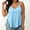 A127 Light Blue, variant on Womens Satin V Neck Spaghetti Strap Cami Flowy Sleeveless Tank Tops Loose Fit Casual Basic Summer Lightweight Dressy Daily Tunic Shirts Blouses Tops