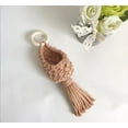 thumbnail image 2 of Macrame Plant Hangers, Different Tiers Handmade Cotton Rope Hanging Planters Set Flower Pots Holder Stand for Indoor Outdoor Boho Home Decor,Brown, 2 of 7