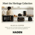 thumbnail image 5 of Open Box Haden Heritage 1.7L Stainless Steel Electric Water Tea Kettle, Black, 5 of 9