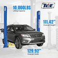 TCE 220V 2 Post 10000LB Capacity Car Lift Auto Truck Hoist Equipment ...