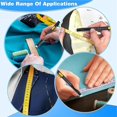 thumbnail image 3 of Heat Erasable Fabric Marker, Heat Erasable Pens for Fabric, Washable Erasable Replaceable Refill Marker Pen, Suitable for Cotton, Knitted Fabrics, DIY Sewing Tools, Embroidery(3 Pen + 60 Refills), 3 of 9