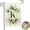 Garden Flag-K, variant on Monogram Letter A-Z Garden Flag, 12x18'''' Linen Double Sided Garden Flags for Outside, Family Last Name Initial Outdoor Decoration Flag, Suitable for Yard, Porch, Balcony (Flagpole not Included)