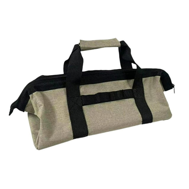 Almencla Sac de Rangement pour Piquets de Tente Sac à Main pour Randonnée Jardinage Camping Kaki