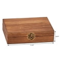 thumbnail image 2 of Caja de madera con pinzas, 9 piedras para whisky y estuche, 2 of 3