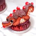 thumbnail image 1 of Cuadros Decorativos 5D bricolaje taladro redondo completo diamante pintura postre Animal Kit decoración del hogar (HQ022) Wdftyju de costura negro 4 estilos, 1 of 9