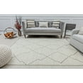 thumbnail image 3 of Mason Brooks Mellow MR45A Winter Orchard Tribal Moroccan Ivory Area Rug, 2'6" x 8', 3 of 4