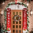 thumbnail image 4 of Moyic 1 par de pancartas navideñas para puerta delantera, ventana, porche, oficina, Bar, pareado, fiesta, festival, decoración de vacaciones, Kits de decoración para fiestas Tipo 2 Moyic HA067937-02B, 4 of 6