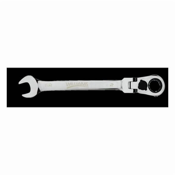 Williams Williams Ratcheting Combo Wrench,Flex-Head,7/16" JHW1214RCF