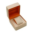 thumbnail image 4 of Caja de joyería para un solo reloj, estuche organizador de joyas, soporte para pulsera con funda de almohada para reloj, vitrina para collar , champán, 4 of 8