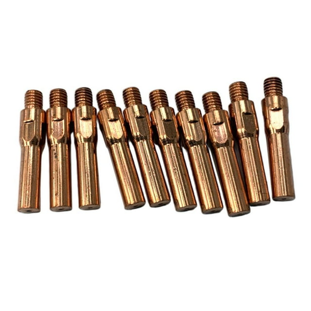 10 PCS Boquillas de soldadura shamjiam cobre Resistente a Altas Temperaturas y Corrosión Boquilla de contacto de soldadura