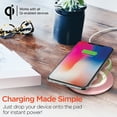 thumbnail image 3 of HyperGear 14672 Wireless ChargePad Pro (Rose Gold), 3 of 8