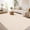 Beige, variant on HIWEAVER Light Beige 5′ x 7′ Washable Neutral Solid Area Rug for Living Room Indoor Throw Carpet Modern Abstract Non-Slip Foldable Floor Cover for Dorm Home Decor