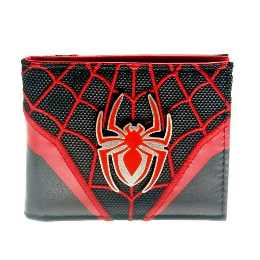Mainstreet Classics - Spiderman Spider and Web Design Metal Logo Bi ...