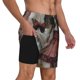 thumbnail image 2 of Fotbe Vintage Collage Girl Butterfly Traje de Baño para Hombre – Shorts de Natación de Secado Rápido con Forro y Bolsillos-XX-Large, 2 of 6