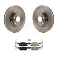 thumbnail image 1 of Transit Auto Front Disc Brake Rotors and Ceramic Pads Kit for Car Ford Edge with 316mm Diameter Rotor K8A-104491, 1 of 11