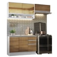 thumbnail image 3 of Cocina Integral Completa 200cm Glamy Madesa 08 - Blanco/Marrón, 3 of 10