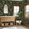 thumbnail image 4 of Garden Peel and Stick Wallpaper 23.6in x 9.8ft Elegant Crane Willow Tree Dark Blue Contact Paper Vinyl Waterproof Self Adhesive Wall Paper for Bedroom Shelf Cabinet Renter Friendly, 4 of 8