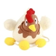 thumbnail image 2 of Plush Hen Toy, Plush Hen Pet Toy Educational Safe  For Small Dogs, 2 of 8