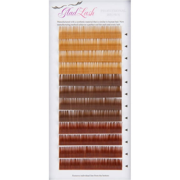 Glad Lash Professional Lashes - Shades of Brown