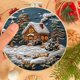thumbnail image 4 of Fiudx Kit de Casa de Nieve Navideña, Bordado a Mano, Set Completo de Manualidades, Hilos y Agujas de Colores, Decoraciones Personalizadas, Adornos Navideños, Tamaño de 15 Cm, Idea de Regalo Única, 4 of 4
