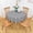 C-black-53" (Round), variant on Gingham Round Tablecloth Table Cloth Heavy Dutyton Checkered Cover For Dining Room(r-blue 53 Inch Diameter)