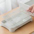 thumbnail image 2 of BRIGHTFUFU Drainer Tray 1Pack Double Layer Design Draining Tray For Food Containers White PP Home Users, 2 of 7