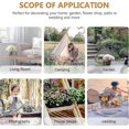 thumbnail image 4 of Home Cups Tray Handmade Style Seagrasss Table Planter Boot- Pampas Basket Handwoven Fruit Center Shape Organizer Rattan Plant Hand Stems Wicker Flower, 4 of 4