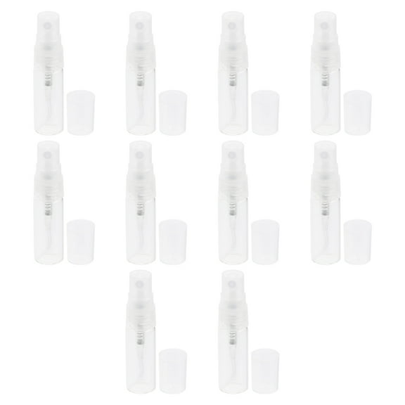 KALLORY 10Pcs Portable Perfume Bottles Refillable Travel Containers 3ml Small Design For Women
