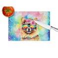 thumbnail image 4 of Pomeranian Hippie Dawg Glass Cutting Board Large 12 in x 15 in, 4 of 5