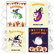 Hocus Pocus School & Education Kids' Books: Bewitchingly Early Learning Activity Book, Learning Numbers, Letters & Shapes, Coloring Unicorn Pages, Home School Student Teacher Set --FSPUBH2