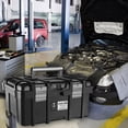 thumbnail image 6 of Tool Box Large Space Lightweight Durable with Lid Hammer Handy Tools Electrician Repairs Box Repair Tool Storage Case for Garage Home Trunk , 41cmx32cmx20.5cm, 6 of 10
