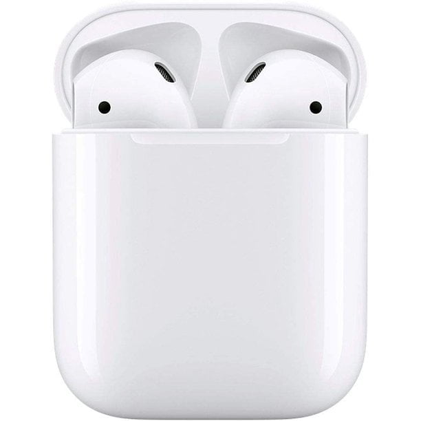 Pre-Owned Restored Apple Earbuds True Wireless Headphones with Charging Case, White, ‎MV7N2AM/A