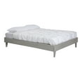 thumbnail image 6 of Manor Park Modern Solid Wood Queen Platform Bed, Grey Brush, 6 of 9