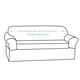 thumbnail image 5 of WINOMO - Funda elástica para sillón, sofá de dos plazas, protector de muebles y 2 fundas de almohada (negro), 5 of 6