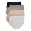 Hanes Women's Cool Comfort Cotton Brief Underwear, 6-Pack