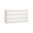 thumbnail image 3 of Tvilum Next 6 Drawer Double Dresser for Adults, White, 3 of 13